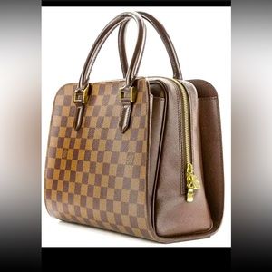 LOUIS VUITTON Damier Ebene Triana N51155 LV Auth bs2357. Excellent condition.